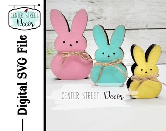 Chunky guimauve lapin et fichier SVG Shaker
