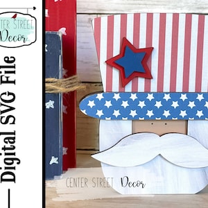 Uncle Sam Farmhouse Shelf Sitter SVG