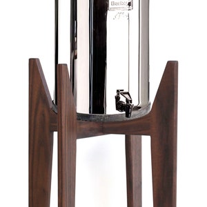 Water filter floor stand, Berkey heavy duty Walnut wood stand, Tall stand Crown, Imperial, Royal, Big Berkey, Custom size. All sizes