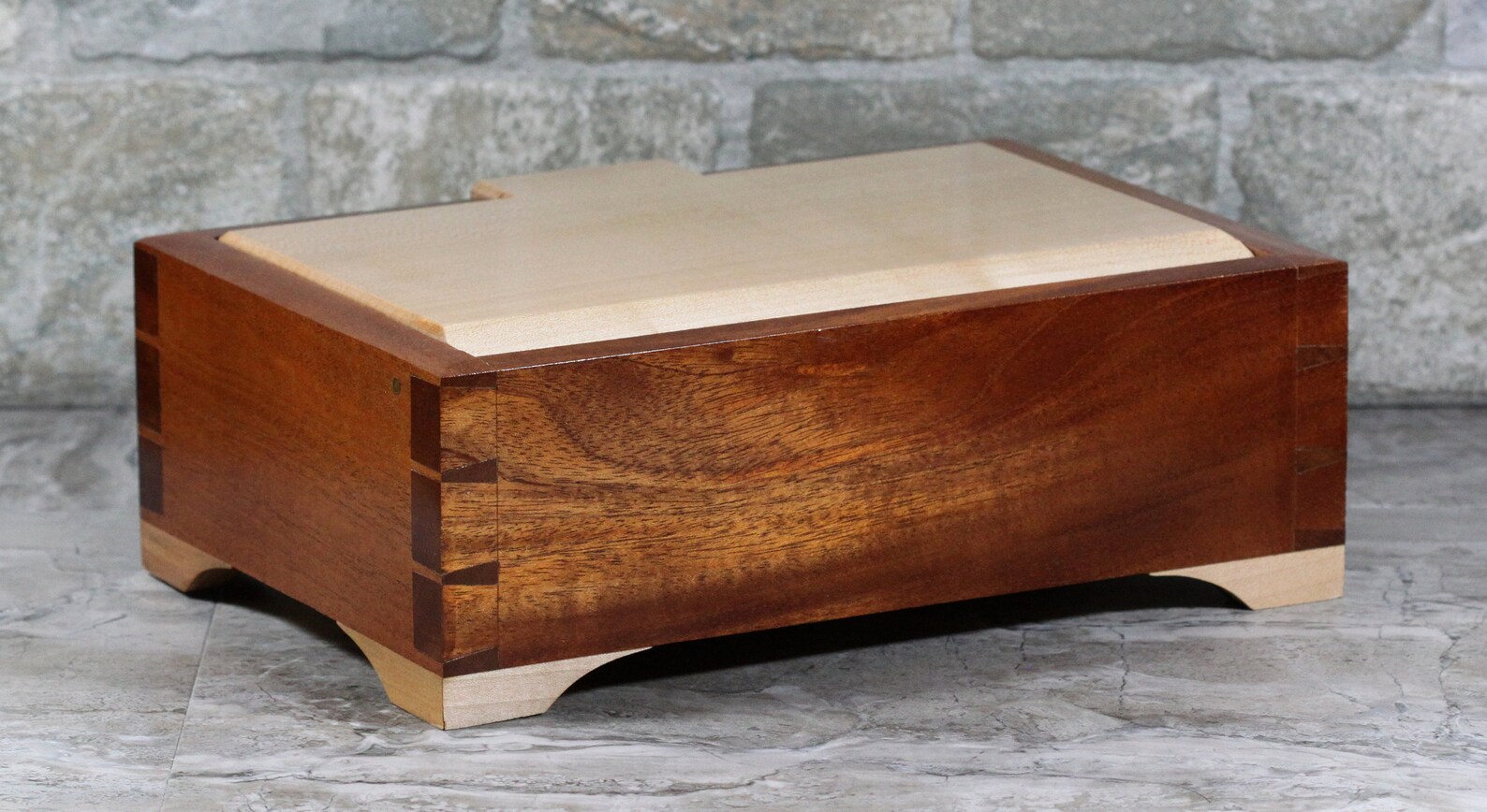 Handcrafted Dovetail Box Keepsake Handcut Dovetails Box 159 Etsy