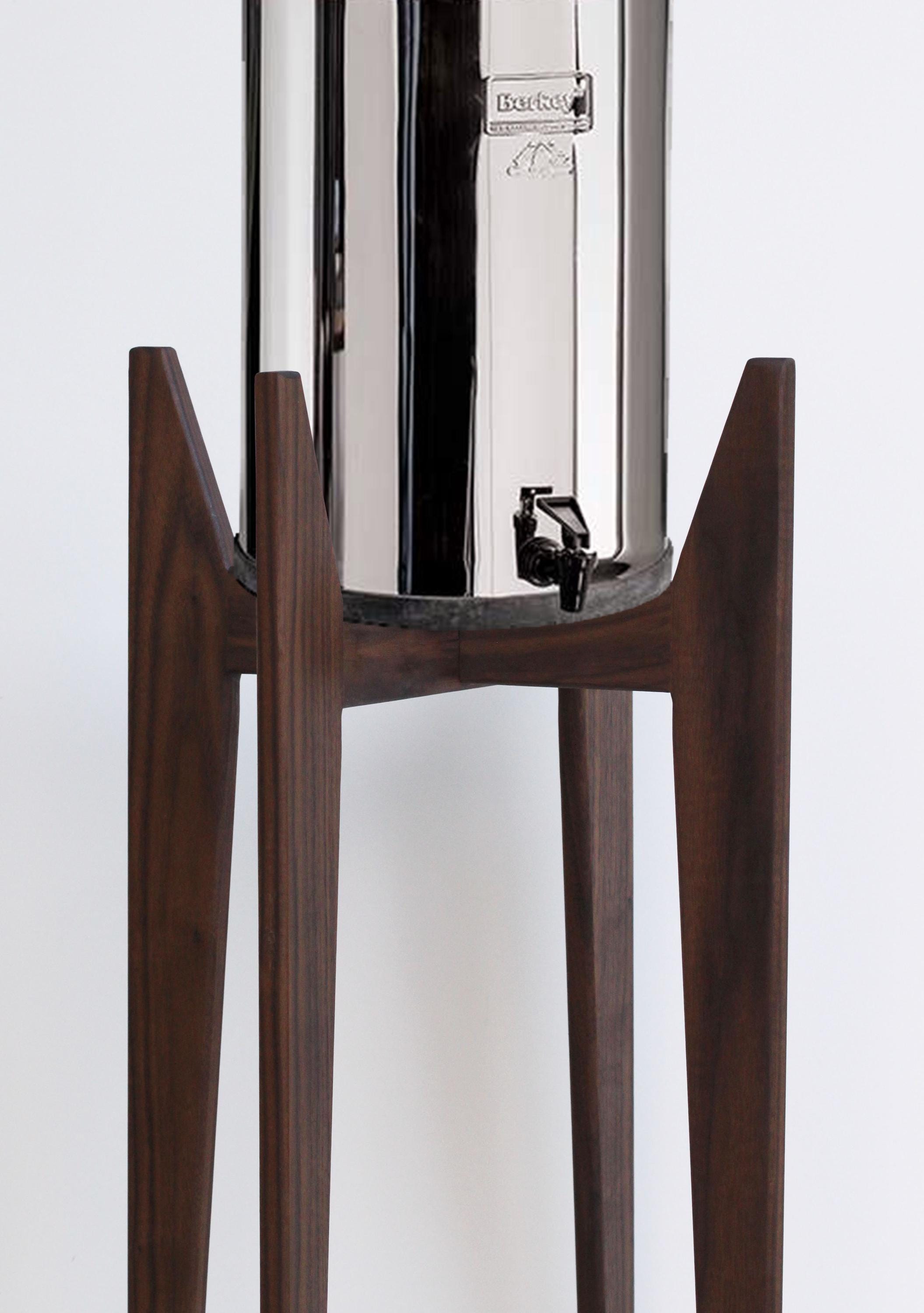 Water Filter Floor Stand With Optional Drink Shelf, Tall Water Filter Floor Stand With Optional Drink Shelf, Tall