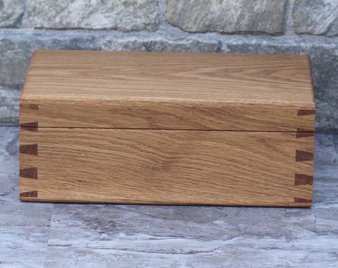 Handcrafted Dovetail Box Keepsake Box White Oak Wood Box 177 Etsy