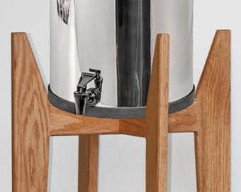 Oak Wood Berkey Filter Stand: Counter Height, Heavy Duty