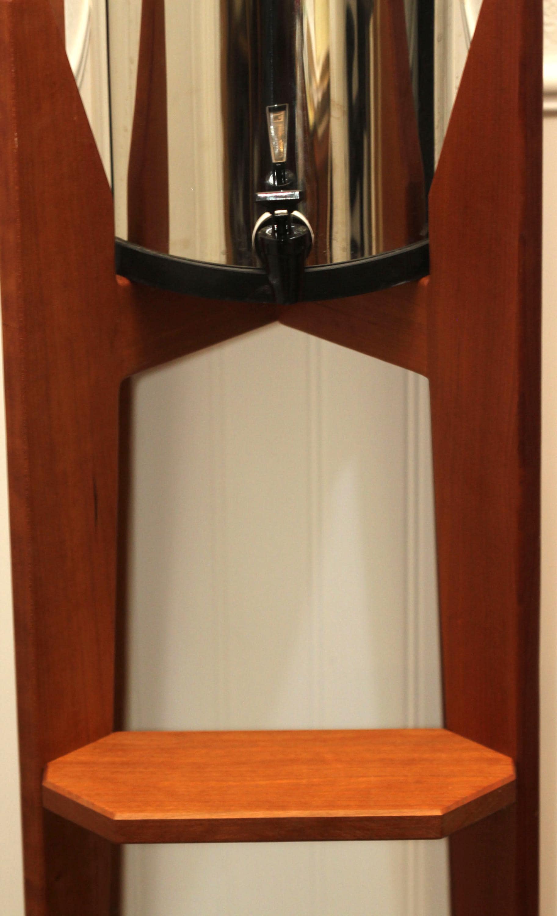 Water Filter Floor Stand With Optional Drink Shelf, Tall Water Filter Floor Stand With Optional Drink Shelf, Tall