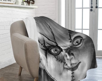 Jason Voorhees This Is My Horror Movie Watching Fleece Blanket 50x60x80