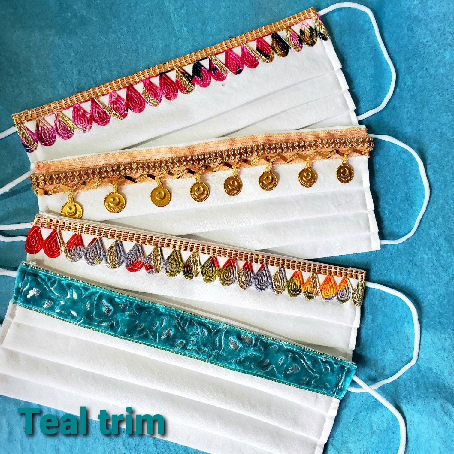 Indian sari mask, sari face mask, Desi Indian Style, Indian Trims