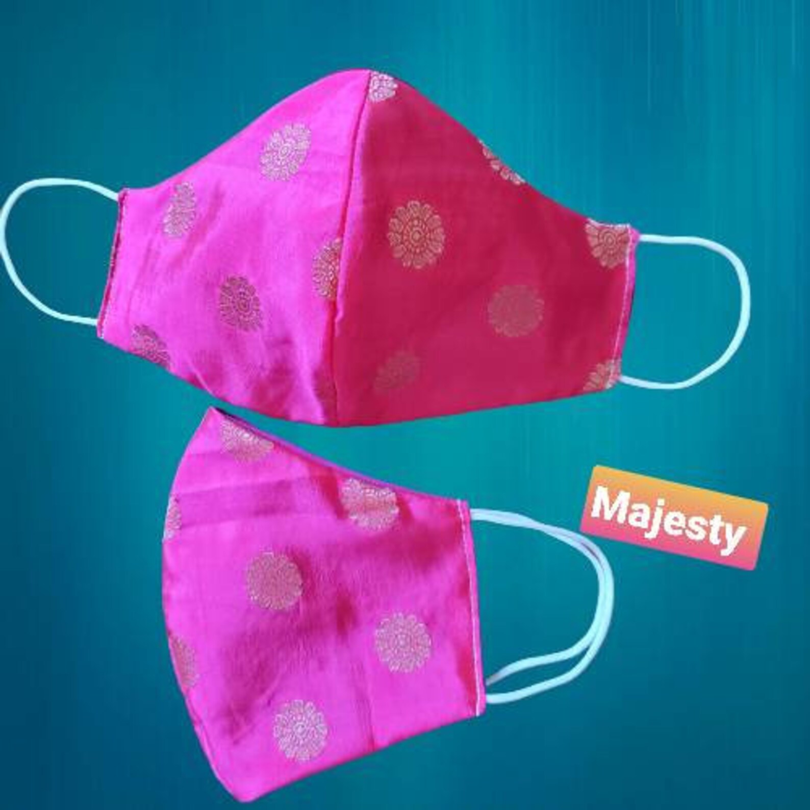 Indian sari mask Sari face mask Designer Mask Desi girl Etsy