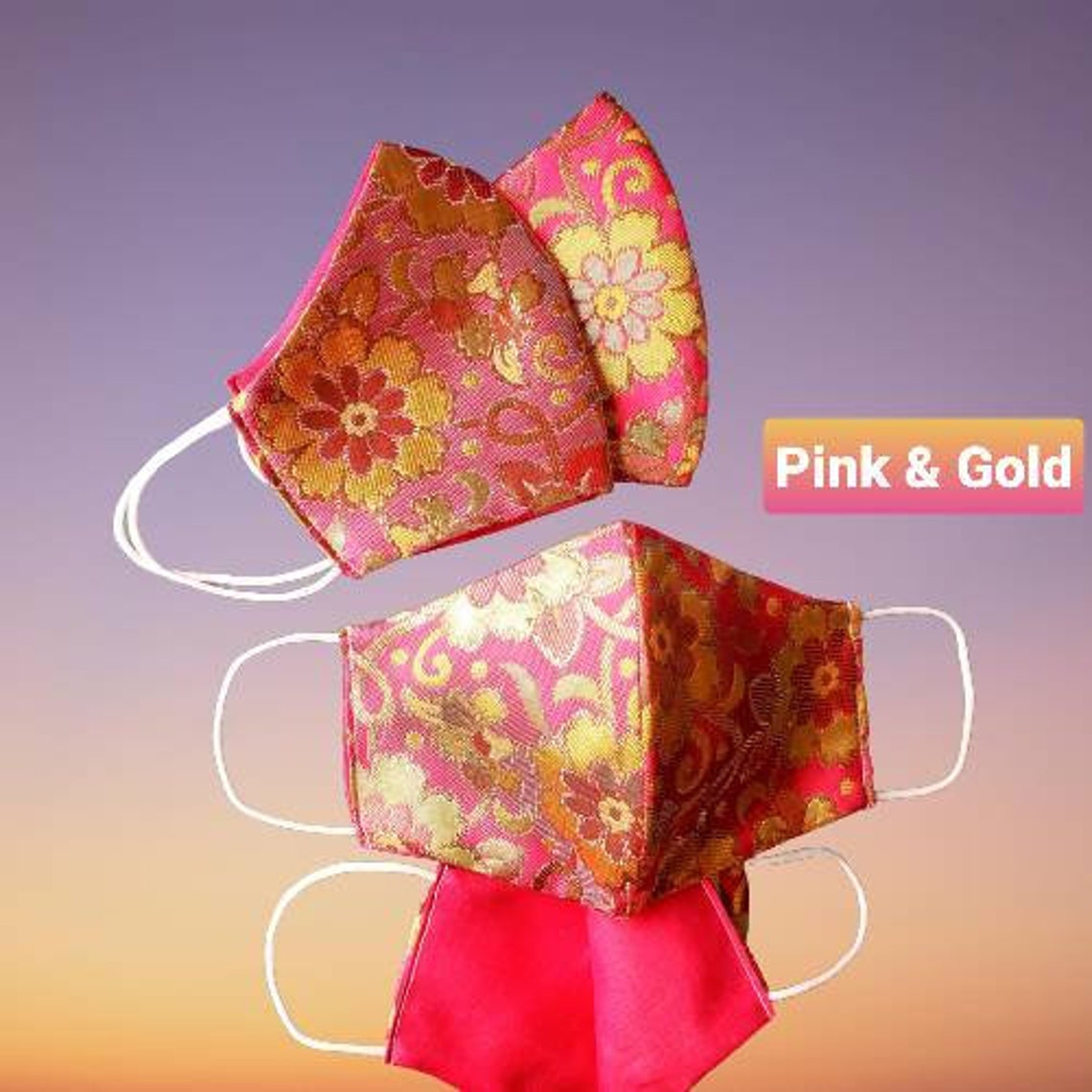 Indian sari mask Sari face mask Designer Mask Desi girl Etsy