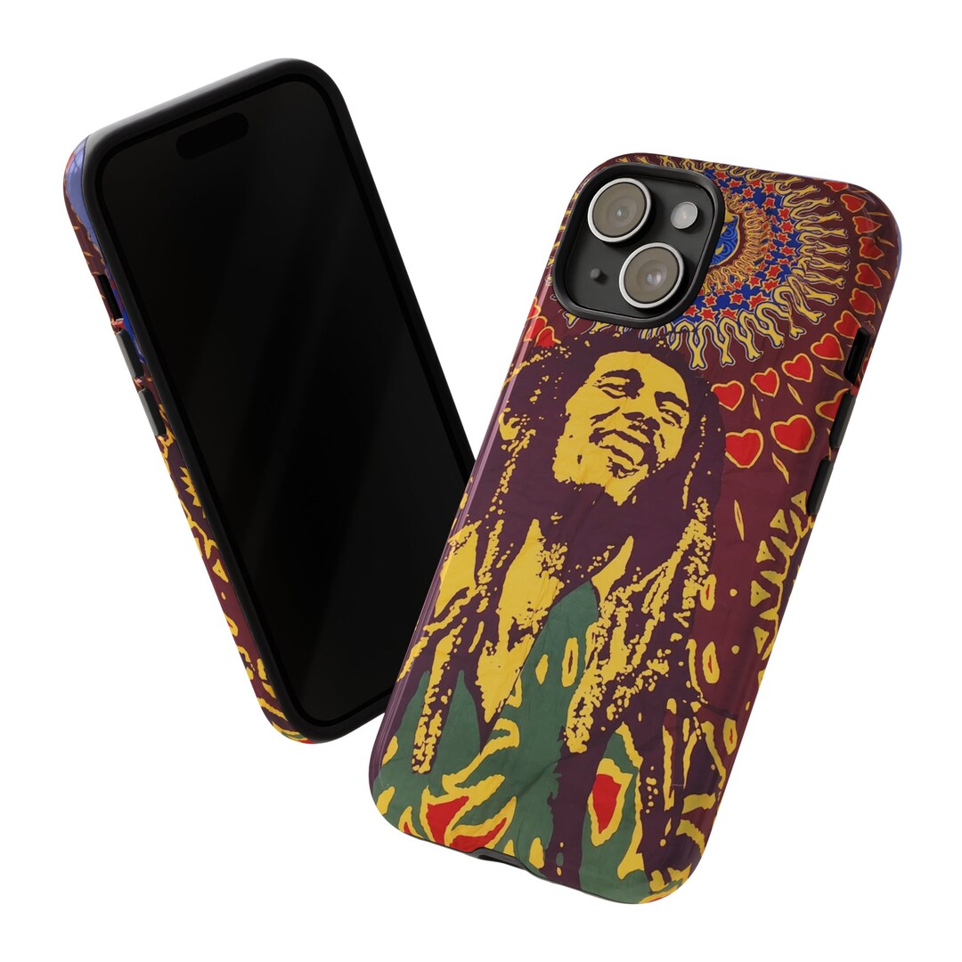 Bob Marley Cell Case, iPhone Samsungtough Cases, Gift Mom Dad, Fathers