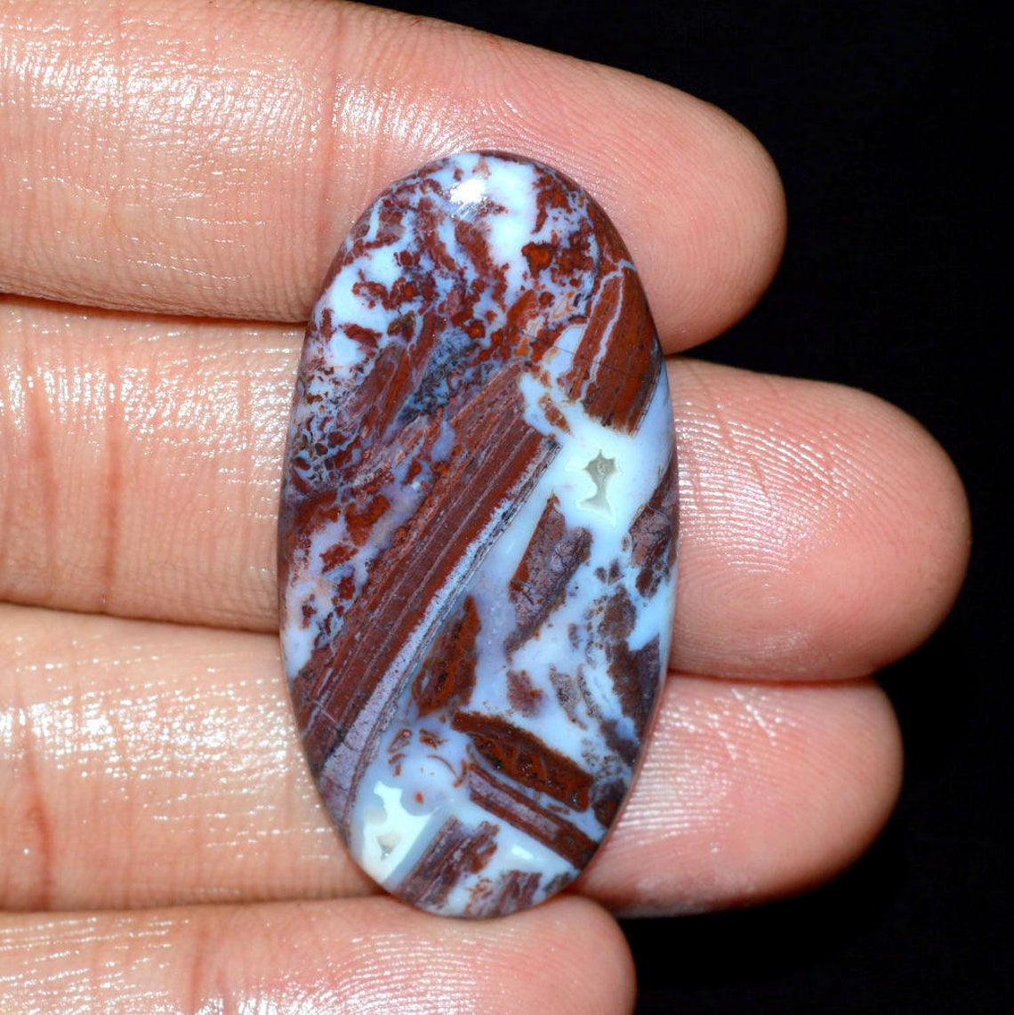 Natural Red Zebra Jasper Gemstone/Oval Shape Zebra Jasper Etsy