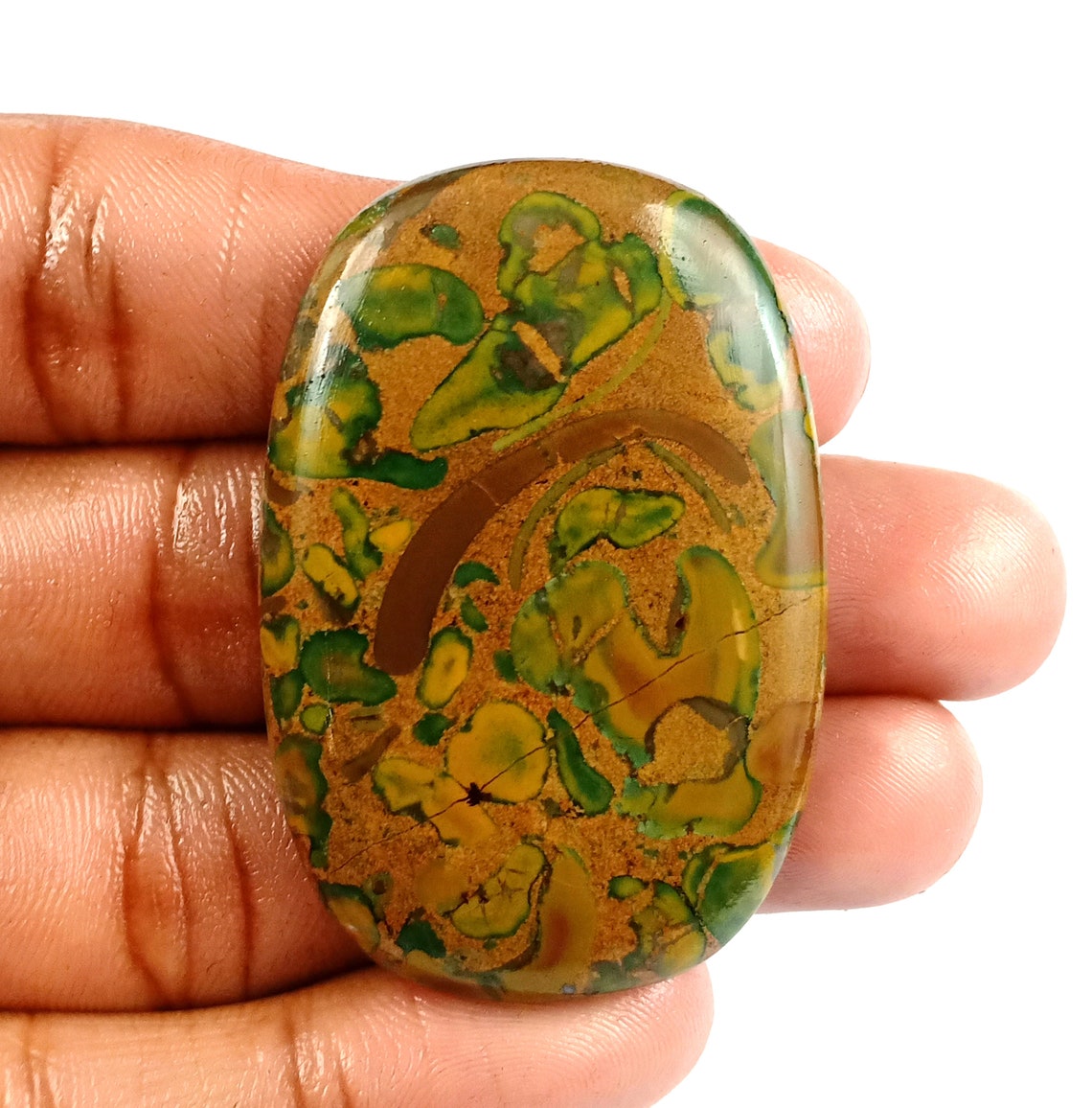 Wonderful Fruit Jasper Gemstone/Fruit Jasper Cabochon Loose Etsy