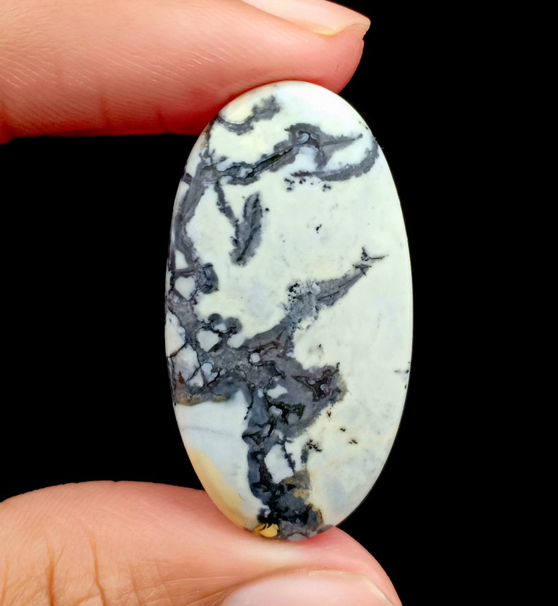 Oval Shape Jasper Cabochon Loose Gemstone Natural Maligano Jasper Gemstone 37x19x5MM For Making Pendant Size Jasper Superb 31 Ct