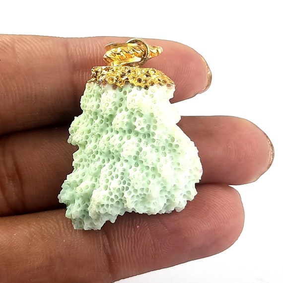 Green coral hotsell jewelry