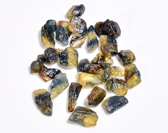 Bi Australian Sapphire Gemstone/Good Quality Colorful Sapphire Rough/June Birthstone Sapphire Raw/For Making Jewelry/6X5 13X7 mm