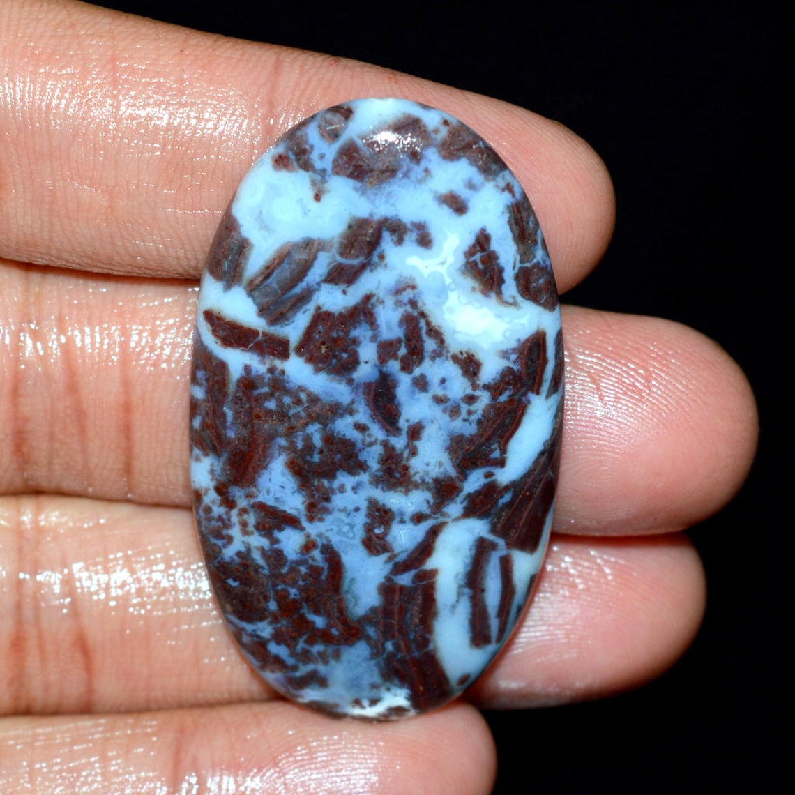 Natural Red Zebra Jasper Gemstone/68 Ct/Zebra Jasper Oval Etsy