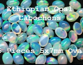 Wonderful Ethiopian Opal Cabochon, Opal Oval Shape, Ethiopian Opal Gemstone, Opal Loose Gemstone, Multi Fire Opal, Opal Cabochon U-6