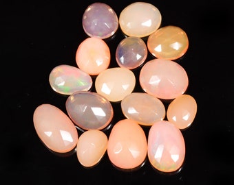 Gorgeous Top Grade Quality Natural Ethiopian Opal Mix Shape Faceted Loose Gemstone Lot For Making Jewelry 17.70 Ct 7X6X3-11X7X4 MM L-229