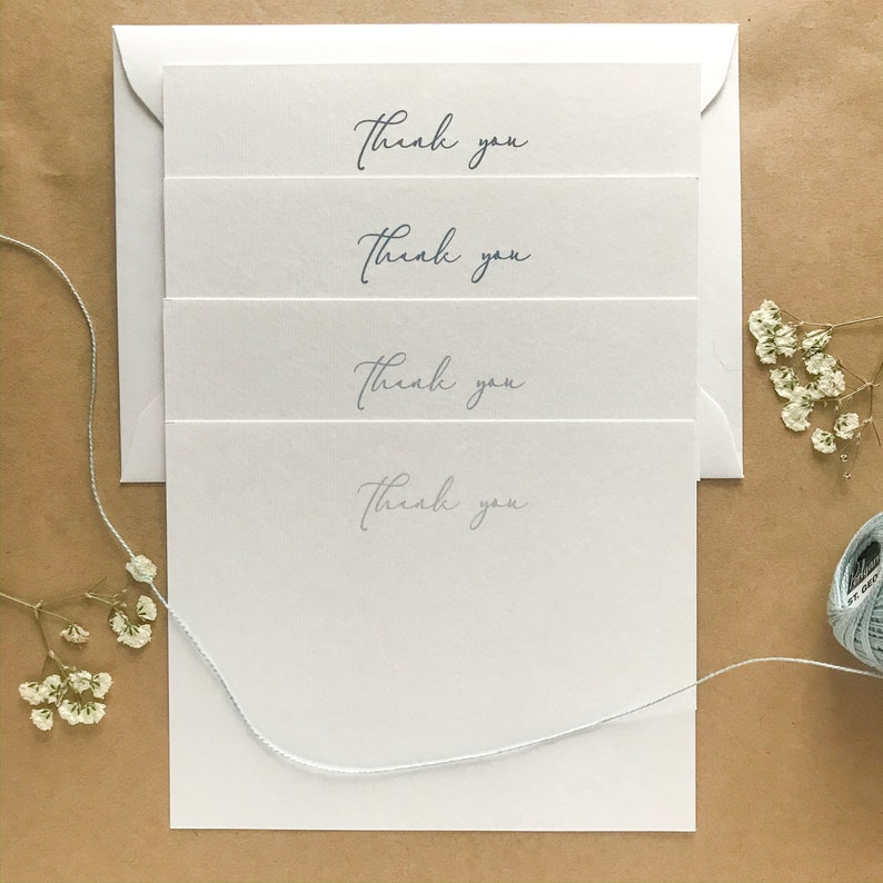 Downloadable Thank You cards Instant Download Digital Thank You Card Printable THANK YOU Cards