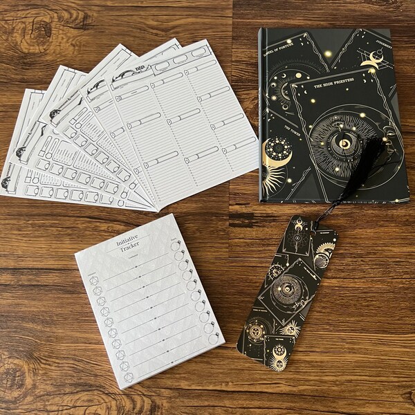 Initiative Tracker Notebook Etsy