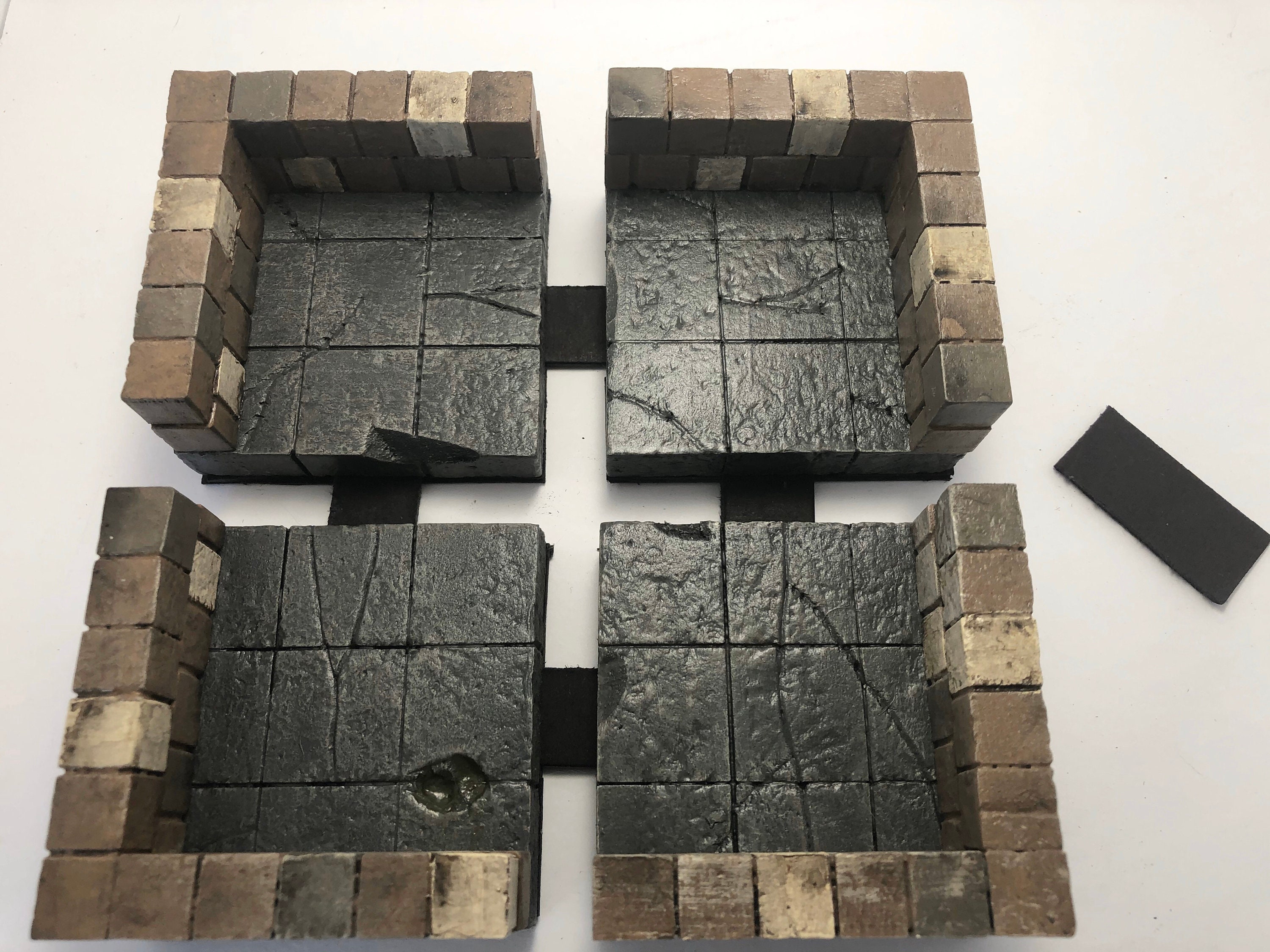 Dungeon Big Cave Modular Tile Set 28mm Dungeons &amp; Dragons Pathfinder ...