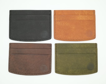 Slim Card Holder Wallet - Leather Wallet - Minimalist Wallet