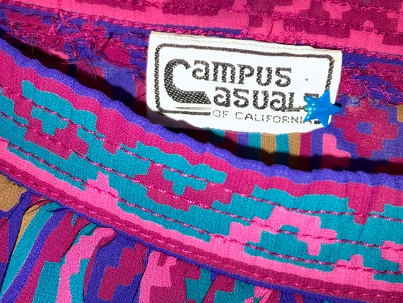 Campus Casuals Vintage Women's Colorful Geometric… - image 2