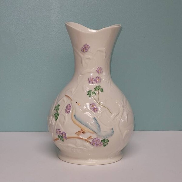 Belleek Vase Etsy