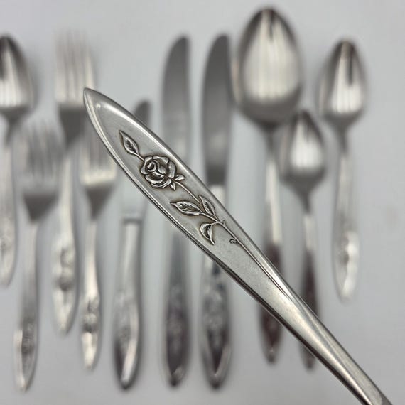 Oneida Community My Rose Stainless Flatware Deluxe Replacement