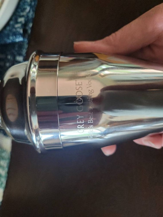 Grey Goose Stainless Steel Mixed Drink Martini Shaker Etsy