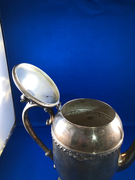 Vintage SHERIDAN Silver on Copper Teapot With Lid, Silver-plate