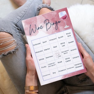 Wine Bingo, Bachelorette / Hen Party Drinking Game