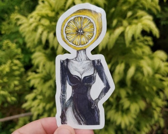 Lemonhead- Fine Art Sticker