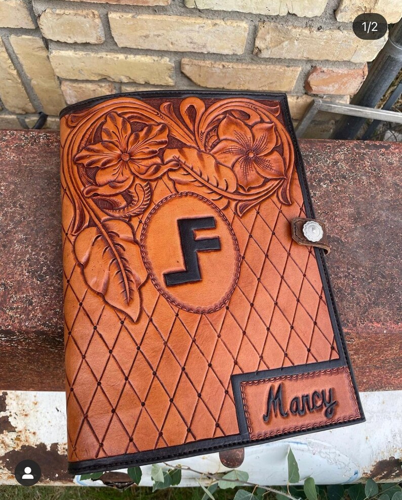 Custom Tooled Padfolios/notebook Covers Etsy