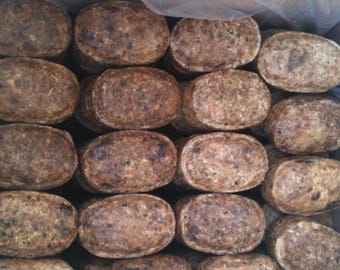 Sea Moss Black Soap - Wildcrafted Afrikaanse reinigingsrepen (verpakking van 5)