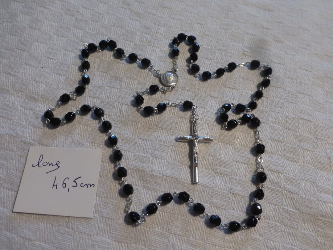 Old New Rosary Vintage Stock Background French Manufacture - Etsy