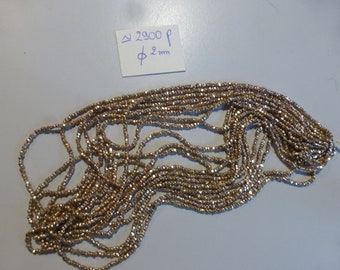 sur fils 2900 perles anciennes passementerie broderie doré