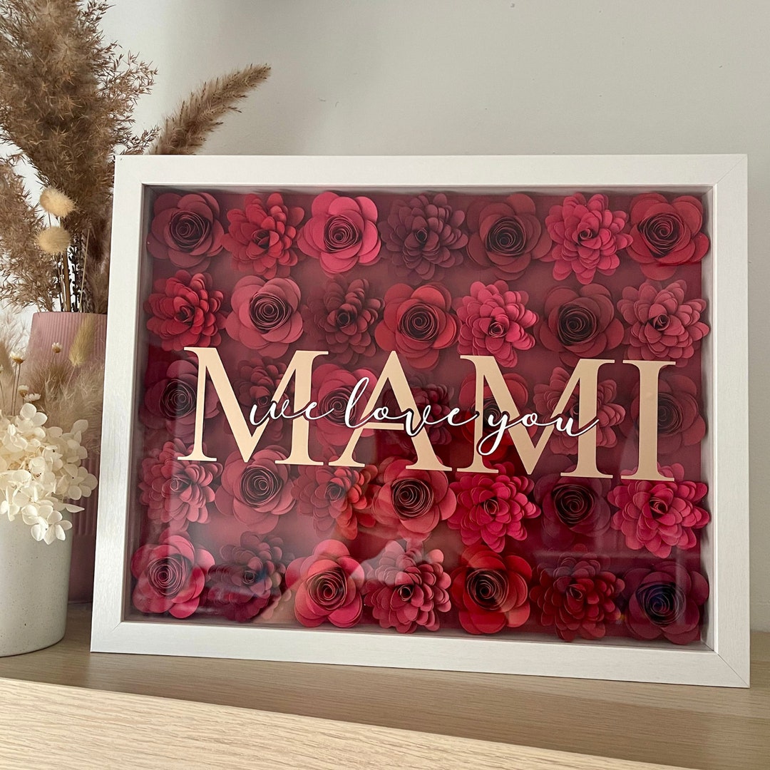 Mom "i Love You" Assorted Red Flower Box | Paper Rose Gift Box | Paper ...