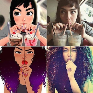 Retrato personalizado en estilo Disney, dibujos animados personalizados, retrato para mujeres y hombres, regalo para novia, regalo para mamá, regalo de cuento de hadas, digital