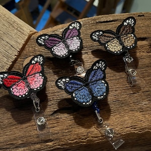 Butterfly Badge Reels
