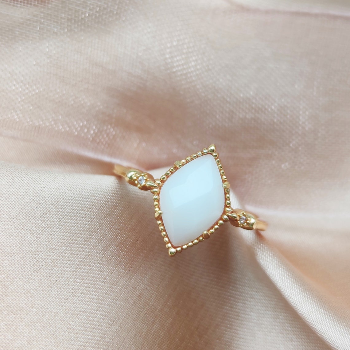 Vintage Diamond Shape Breastmilk Ring DIY Breastmilk Jewelry | Etsy