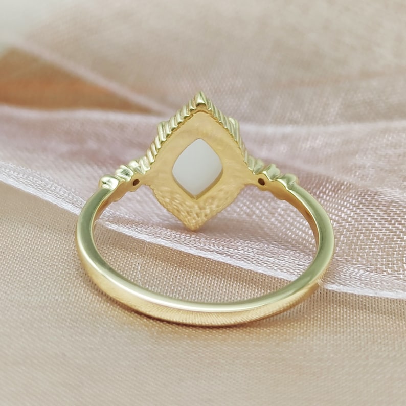 Vintage Diamond Shape Breastmilk Ring DIY Breastmilk Jewelry Etsy