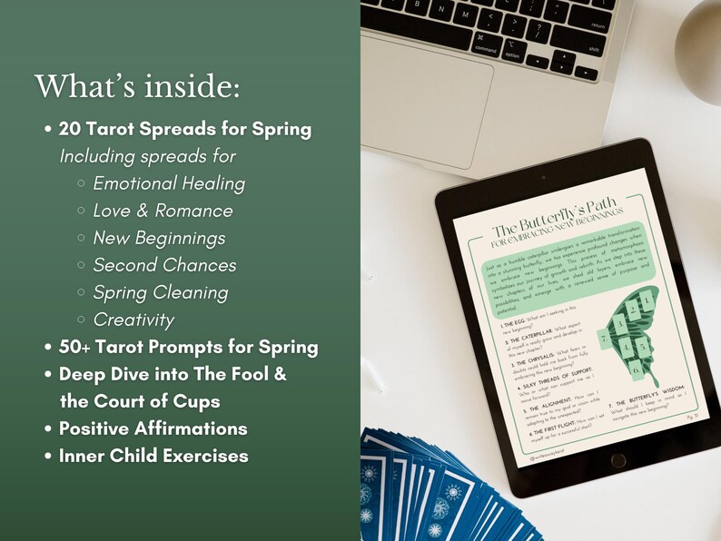 Tarot Guide for Spring: Seasonal Tarot Spreads & Prompts Spring Equinox ...