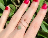 Spiral Crystal Ring