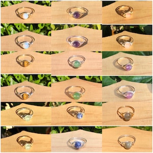 Handmade Wire Wrapped Ring Wire Wrapped Crystal Ring