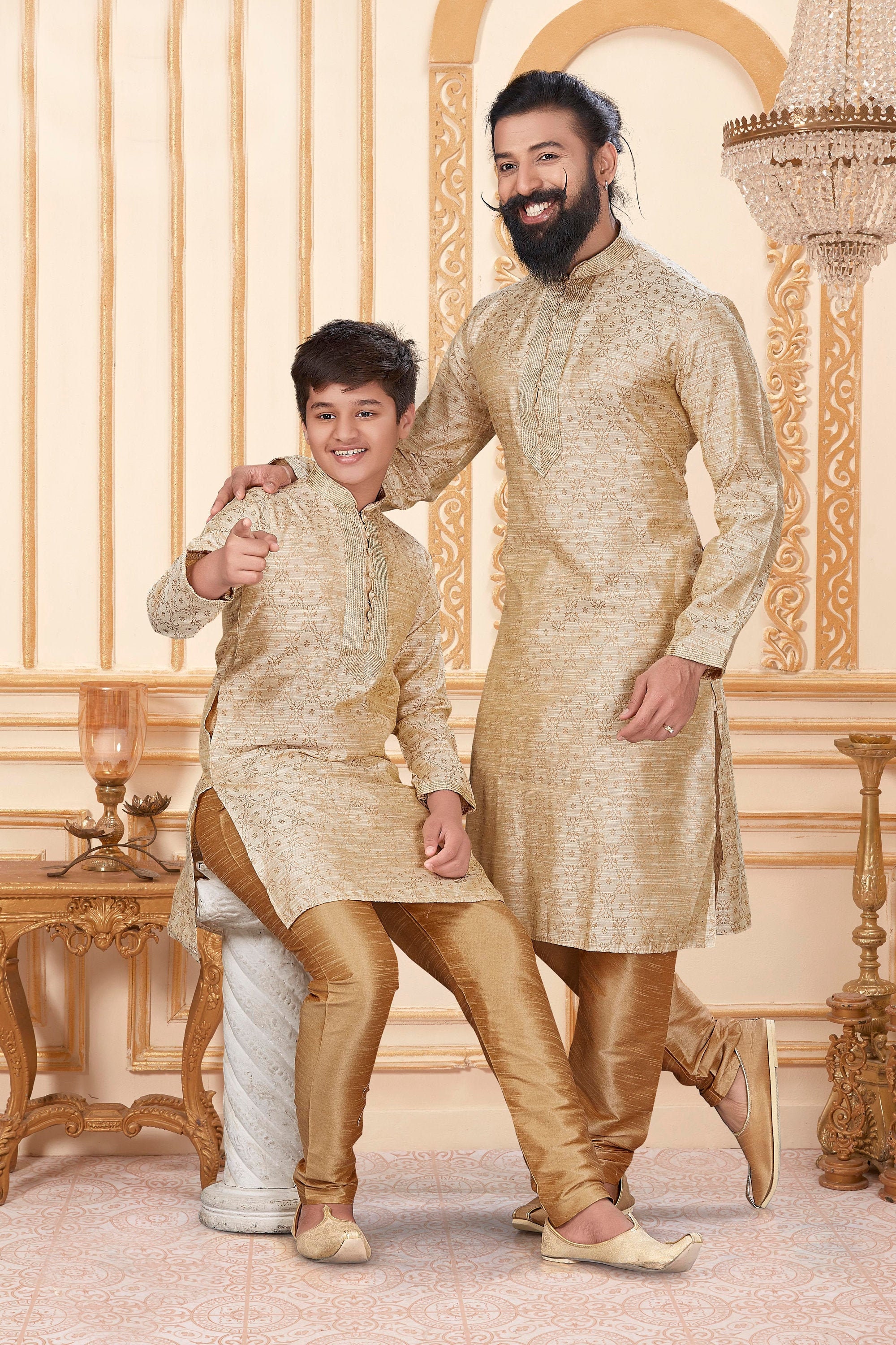 father son kurta set