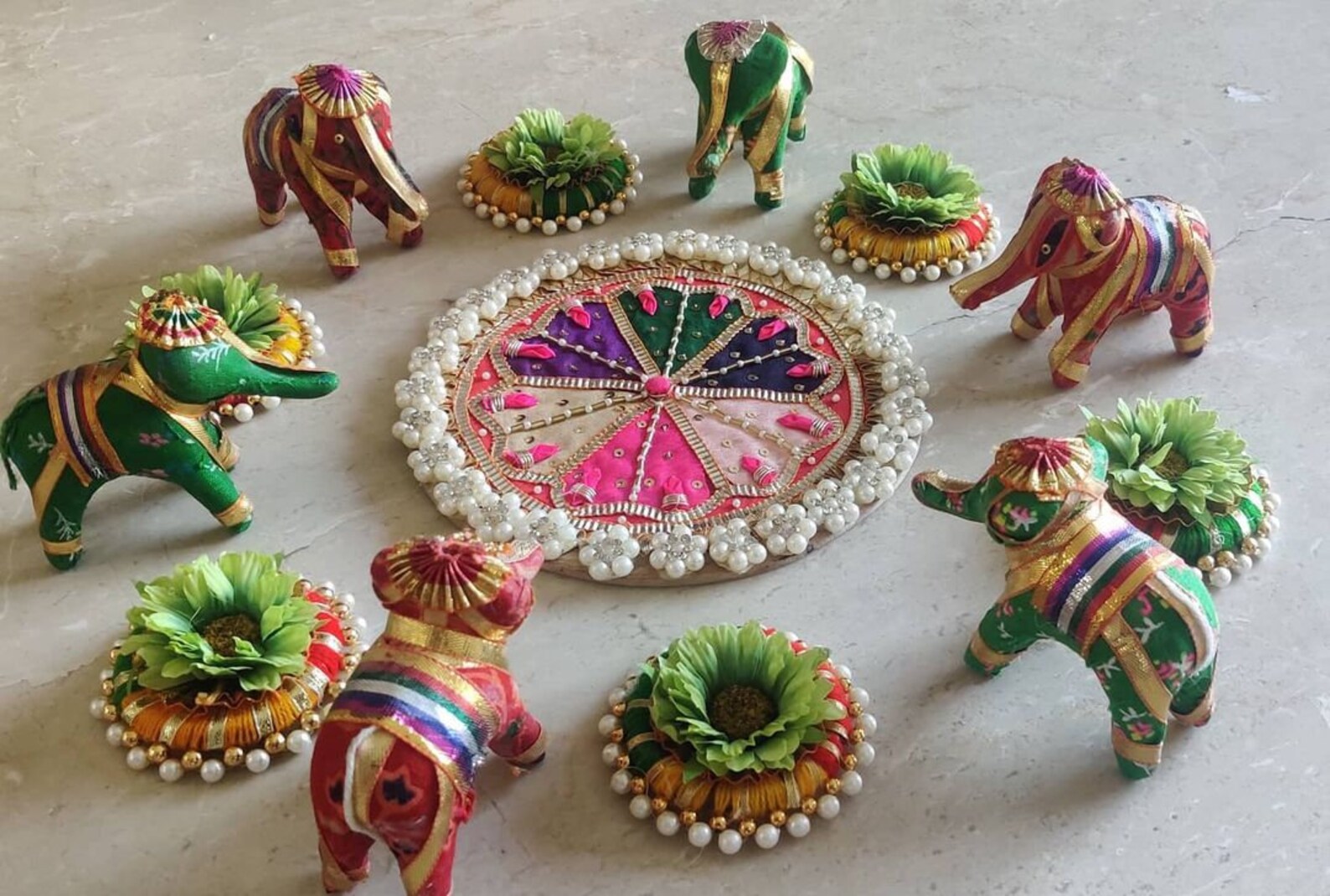 Crafts and Creations Decorative Art Piece Acrylic Rangoli and Etsy