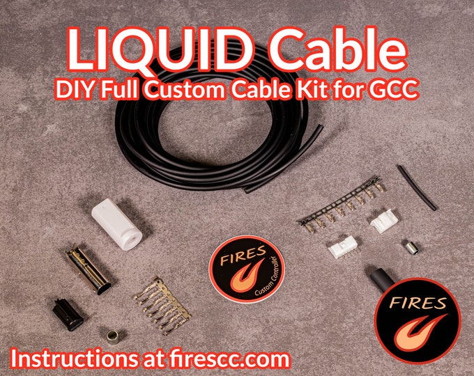 LIQUID Cable DIY Custom Cable Kit for Nintendo Gamecube Controllers Etsy
