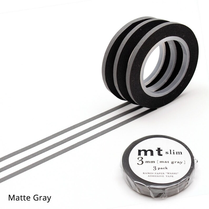 MT Slim 3mm Width Washi Tape Set Skinny Washi Tapes 3mm Etsy New Zealand