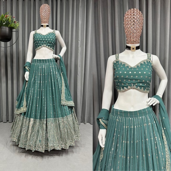 Crop Top & Skirt Lehengas - Contemporary Chic for Modern Women - Seasons  India