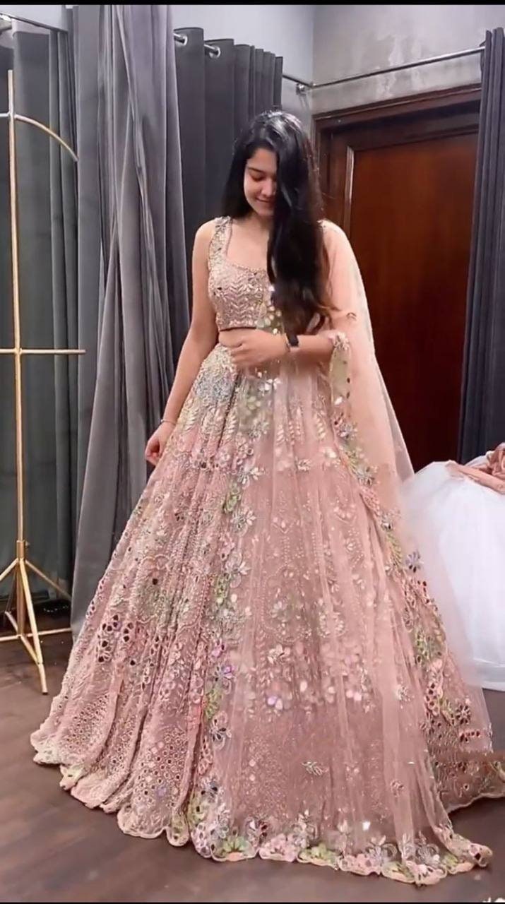 Net top lacha dress